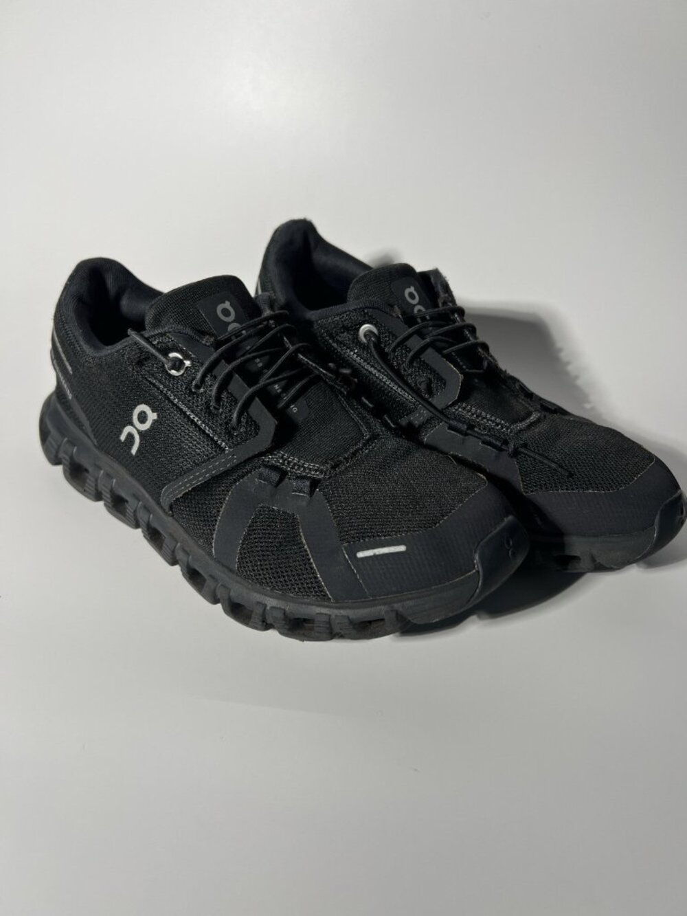On Cloud 6 Women’s Sneakers Size 7.5 All Black Speed Lace Running Shoes
